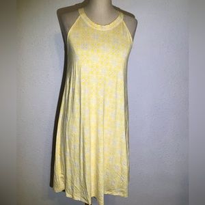 Loft outlet yellow/tan dress size medium